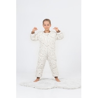 Cantoy Kız Erkek Çocuk Kalın Elyaf Dolgulu Premium Kalite 2.5 Tog Desenli Uyku Tulumu Ekru - Kahverengi Cantoy Kız Erkek Çocuk Kalın Elyaf Dolgulu Premium Kalite 2.5 Tog Desenli Uyku Tulumu Ekru - Kahverengi