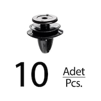 Peugeot 206 307 308 Citroen C3 İçin Kapı Döşeme Klips - 10 Adet Peugeot 206 307 308 Citroen C3 İçin Kapı Döşeme Klips - 10 Adet