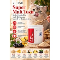 Vetpati Super Malt Tozu Kedi Maltı Psyllium Kollajen Omega 3 Taurin Tüy Yumağı Ve Sindirim Desteği Vetpati Super Malt Tozu Kedi Maltı Psyllium Kollajen Omega 3 Taurin Tüy Yumağı Ve Sindirim Desteği