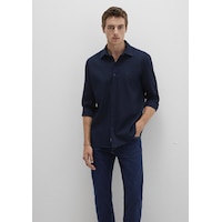 Mavi Slim Fit Lacivert Erkek Gömlek M0211656-80872 Lacivert