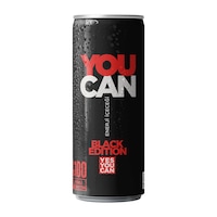 You Can Black Edition Enerji İçeceği 250 ml 24'lü You Can Black Edition Enerji İçeceği 250 ml 24'lü
