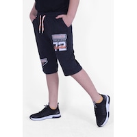 Fyk Kids 72 Yazı Baskılı Geniş Paça Kordon Detaylı Erkek Çocuk Kapri Füme Fyk Kids 72 Yazı Baskılı Geniş Paça Kordon Detaylı Erkek Çocuk Kapri Füme