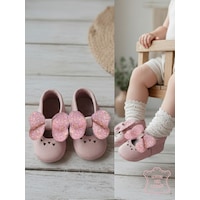Denokids Kız Bebek Patik Hakiki Deri Taşlı Pembe Yumuşak Taban Ayakkabı 17-21 Numara Renkli Denokids Kız Bebek Patik Hakiki Deri Taşlı Pembe Yumuşak Taban Ayakkabı 17-21 Numara Renkli