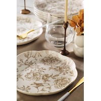 Kütahya Porselen Fleur 5 Parça 20 Cm Pasta Tabağı Çok Renkli Kütahya Porselen Fleur 5 Parça 20 Cm Pasta Tabağı Çok Renkli