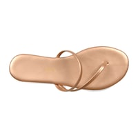 Tkees Flip Flop Terlik Parmak Arası Terlik Kahverengi Parlak Bron Tkees Flip Flop Terlik Parmak Arası Terlik Kahverengi Parlak Bron