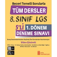 8. Sınıf Lgs 5'li 1. Dönem Deneme Sınavı 8. Sınıf Lgs 5'li 1. Dönem Deneme Sınavı