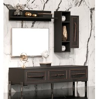 Tocco-platin Modern Kitaplıklı Tv Ünitesi