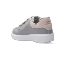 Slazenger LOVE I Çocuk Cırt Cırtlı Gri / Pembe Günlük Spor Ayakkabısı Slazenger LOVE I Çocuk Cırt Cırtlı Gri / Pembe Günlük Spor Ayakkabısı
