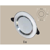 CT-5257 6W/6400K ZEBRA LED ARMATÜR (BEYAZ-KROM) (BEYAZ-12ADET) CATA CT-5257 6W/6400K ZEBRA LED ARMATÜR (BEYAZ-KROM) (BEYAZ-12ADET) CATA