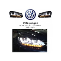 Golf 6 U Led Far Takımı 2008 - 2013 Golf 6 U Led Far Takımı 2008 - 2013