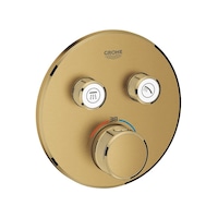 Grohe Grohtherm Smartcontrol Çift Valfli Akış Kontrollü Ankastre Termostatik Duş Bataryası - 29119Gn0