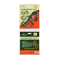 İntercamp 5 Adet Karabina Seti Kamp, Piknik, Çadır, Asma Aparatı Çok Renkli İntercamp 5 Adet Karabina Seti Kamp, Piknik, Çadır, Asma Aparatı Çok Renkli