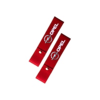 Opel Logolu Kırmızı Renk Yüksek Kalite Tampon Dili & Çeki İpi 2'li Set Kırmızı Opel Logolu Kırmızı Renk Yüksek Kalite Tampon Dili & Çeki İpi 2'li Set Kırmızı