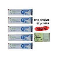Herbadent Bitki Özlü Flörürsüz Diş Macunu 5 x 50 ML + Hmd Sabun 125 G Herbadent Bitki Özlü Flörürsüz Diş Macunu 5 x 50 ML + Hmd Sabun 125 G