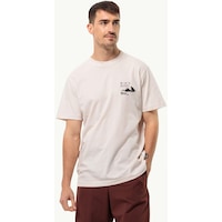 Jack Wolfskin Discover T M Erkek T-shirt-28373-krem Krem Jack Wolfskin Discover T M Erkek T-shirt-28373-krem Krem