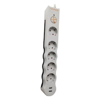 Tunçmatik Powersurge 1050 Joule TSK5015 5'li 2 USB'li Akım Korumalı Priz Tunçmatik Powersurge 1050 Joule TSK5015 5'li 2 USB'li Akım Korumalı Priz