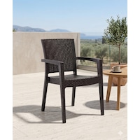 Novussi Paris Rattan Koltuk 4'lü Paket Kahverengi Novussi Paris Rattan Koltuk 4'lü Paket Kahverengi