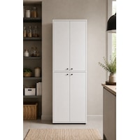 Nest 4 Kapaklı Çok Amaçlı Dolap Y:182 G:62 D:35 / Beyaz 180 X 60