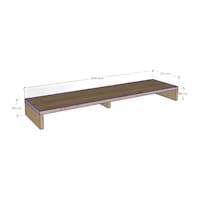 Emkawood Carry Monitör Yükseltici Soundbar Stand Emkawood Carry Monitör Yükseltici Soundbar Stand