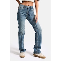 it's basic Kadın Kot Rengi 4w5-32 Düşük Bel Straight Fit %100 Koton Denim Jean Mavi it's basic Kadın Kot Rengi 4w5-32 Düşük Bel Straight Fit %100 Koton Denim Jean Mavi