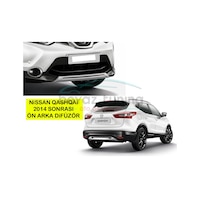 Nissan Qashqai Ön Arka Tampon Koruma Difüzör 2014-2015-2016-2017 Nissan Qashqai Ön Arka Tampon Koruma Difüzör 2014-2015-2016-2017
