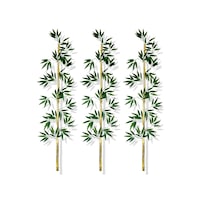 Cihan Çiçekçilik Yapay Yoğun Yapraklı 160 Cm 3 Adet Dekoratif Bambu Çubuğu Islak Doku Yeşil Cihan Çiçekçilik Yapay Yoğun Yapraklı 160 Cm 3 Adet Dekoratif Bambu Çubuğu Islak Doku Yeşil