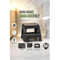 Porsima Ak-642 Basamaklı Tabure Merdiven Çocuk Taburesi Bitter Porsima Ak-642 Basamaklı Tabure Merdiven Çocuk Taburesi Bitter