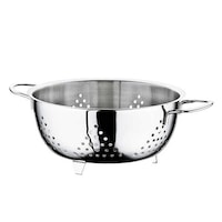 Oms 6081 Tek Parça Paslanmaz Çelik 24cm Ayaklı Süzgeç Oms 6081 Tek Parça Paslanmaz Çelik 24cm Ayaklı Süzgeç
