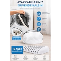 Porsima 3153 10lu Çamaşır Yıkama Filesi Fermuarlı Ayakkabı Yıkama Filesi Deforme Önleyici Torba File 23x33cm Beyaz Porsima 3153 10lu Çamaşır Yıkama Filesi Fermuarlı Ayakkabı Yıkama Filesi Deforme Önleyici Torba File 23x33cm Beyaz