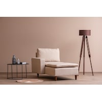 Lungo Modüler Daybed - Krem Keten Krem Lungo Modüler Daybed - Krem Keten Krem