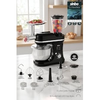 Sinbo Smx-2772 Çok Amaçlı 3ın1 Mutfak Şefi Hamur Yoğurma Kıyma Makinesi Sürahi Blender 1200w Diğer Sinbo Smx-2772 Çok Amaçlı 3ın1 Mutfak Şefi Hamur Yoğurma Kıyma Makinesi Sürahi Blender 1200w Diğer