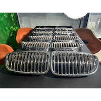 Bmw F10 Panjur Krom Titan Böbrek Izgara Seti 5 Serisi Ön Grill 2010-2017 Uyumlu Gri Bmw F10 Panjur Krom Titan Böbrek Izgara Seti 5 Serisi Ön Grill 2010-2017 Uyumlu Gri