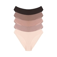 Cottonhill Pamuklu Kadın Bikini Külot 5'li Paket Çok Renkli 1 Cottonhill Pamuklu Kadın Bikini Külot 5'li Paket Çok Renkli 1