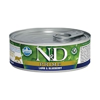 N&D Prime Kuzu Etli ve Yaban Mersinli Konserve Yetişkin Kedi Maması 80 G N&D Prime Kuzu Etli ve Yaban Mersinli Konserve Yetişkin Kedi Maması 80 G