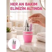 Tırnak Bakım Manikür Pedikür Seti 4 Parça Pembe Pratik Günlük Kullanım Yeni Nesil Tırnak Bakım Manikür Pedikür Seti 4 Parça Pembe Pratik Günlük Kullanım Yeni Nesil