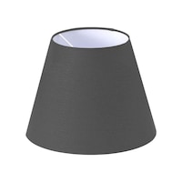 Kumaş Antrasit Abajur Başlığı Çap 35 Cm Konik A850 Füme Kumaş Antrasit Abajur Başlığı Çap 35 Cm Konik A850 Füme
