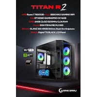 Game Garaj TITAN-R2 R7-7800X3D RTX5080 64 GB 1 TB SSD Free Dos Oem Paket Masaüstü Oyuncu Bilgisayarı Game Garaj TITAN-R2 R7-7800X3D RTX5080 64 GB 1 TB SSD Free Dos Oem Paket Masaüstü Oyuncu Bilgisayarı