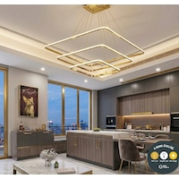 Modern Kare Eskitme Kasa Tek Renk Beyaz Led Avize & Şık Salon Aydınlatma - led Modern Kare Eskitme Kasa Tek Renk Beyaz Led Avize & Şık Salon Aydınlatma - led