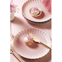 Kütahya Porselen Bone Rosy 4 Parça 21 Cm Pasta Tabağı Çok Renkli Kütahya Porselen Bone Rosy 4 Parça 21 Cm Pasta Tabağı Çok Renkli