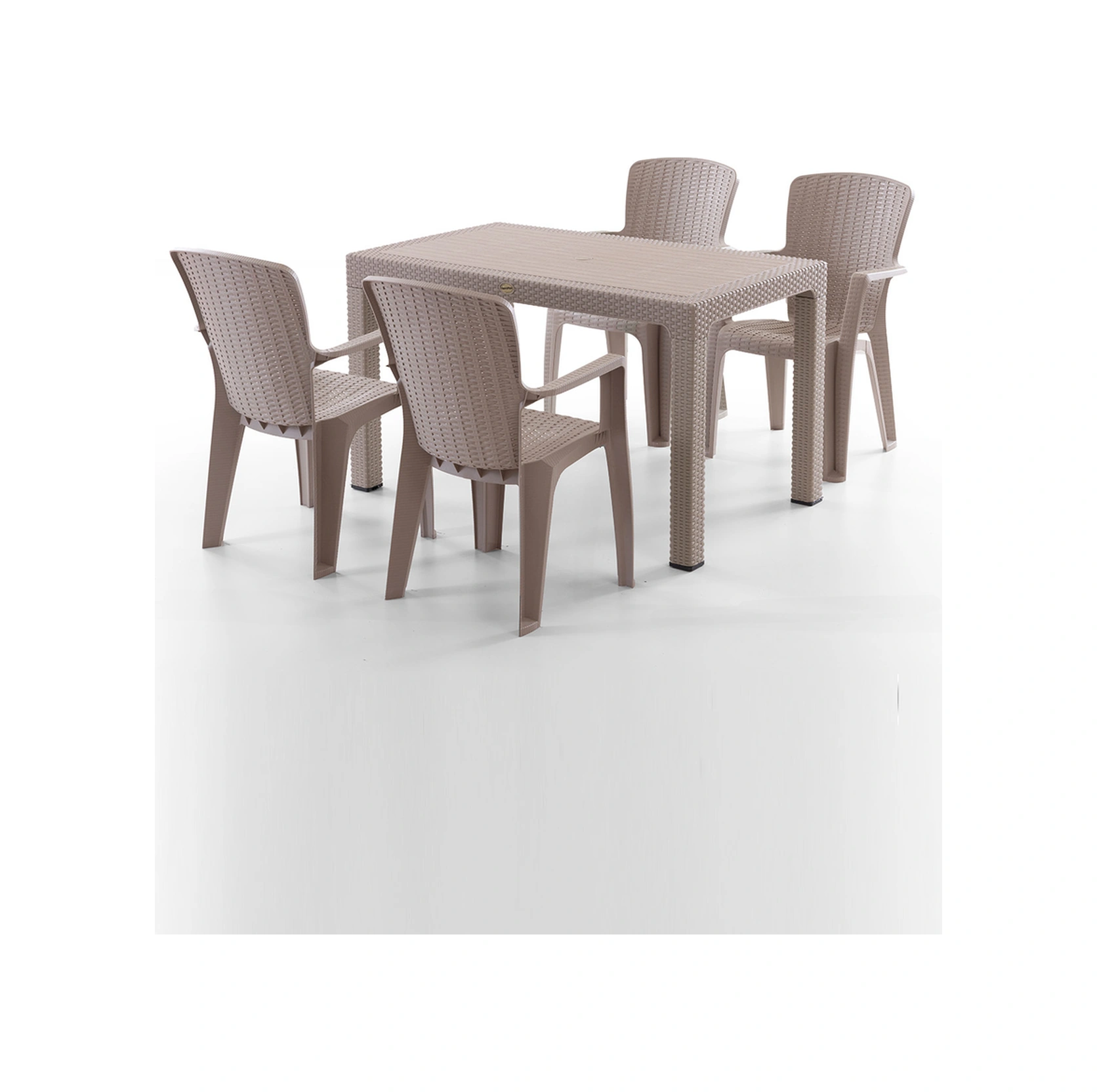 Side 4 Kişilik Rattan Masa Sandalye Takımı Cappuccino Cappuccino Side 4 Kişilik Rattan Masa Sandalye Takımı Cappuccino Cappuccino