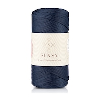 Sensy 2 Mm - 200 Gr Polyester Makrome Ipi Lacivert 230 M Polyester Makrome Ip Supla Ip Ve Çanta Ipliği Sensy 2 Mm - 200 Gr Polyester Makrome Ipi Lacivert 230 M Polyester Makrome Ip Supla Ip Ve Çanta Ipliği