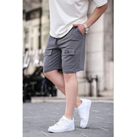 Madmext Füme Erkek Basic Şort 6533-füme Füme Madmext Füme Erkek Basic Şort 6533-füme Füme