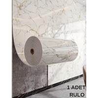 GLOX 120cm X 3 Metre Tek Parça Yapışkanlı Rulo Mermer Desenli Duvar Paneli Kağıdı Silinebilir GLOX 120cm X 3 Metre Tek Parça Yapışkanlı Rulo Mermer Desenli Duvar Paneli Kağıdı Silinebilir