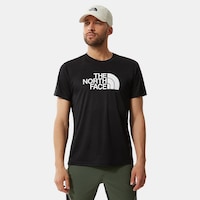 The North Face M Reaxıon Easy Tee - Eu Black-black Siyah The North Face M Reaxıon Easy Tee - Eu Black-black Siyah