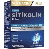 Citicoline 300 Mg 30 Softgel Omega 3, Dha, Epa, Koenzim Q10, B6 B12 İçeren Takviye Sitikolin Citicoline 300 Mg 30 Softgel Omega 3, Dha, Epa, Koenzim Q10, B6 B12 İçeren Takviye Sitikolin