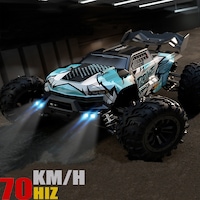 Profesyonel Rc Uzaktan Kumandalı Araba 4wd 1:16 Metal İç Aksam 70km/h Şarjlı 4x4 Model Araç - Mavi Profesyonel Rc Uzaktan Kumandalı Araba 4wd 1:16 Metal İç Aksam 70km/h Şarjlı 4x4 Model Araç - Mavi