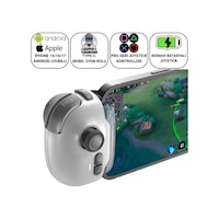 Polham Apple Uyumlu iOS & Android Type-c Mobil Oyun Kolu Pro Joystick 400mah Bataryalı Gamepad, Tak Çalıştır Polham Apple Uyumlu iOS & Android Type-c Mobil Oyun Kolu Pro Joystick 400mah Bataryalı Gamepad, Tak Çalıştır