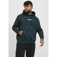 Jack & Jones Logo Baskili Sweatshirt - Büyük Beden 12244912 Magical Forest Koyu Siyah Jack & Jones Logo Baskili Sweatshirt - Büyük Beden 12244912 Magical Forest Koyu Siyah