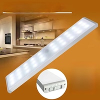 30 Led Hareket Sensörlü 20 Cm Dolap İçi Mutfak Koridor Merdiven Aydınlatma Işığı Led Işık Çok Renkli