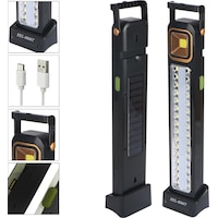 Solar Işıldak Şarjlı 64 Smd+cob Led+florasan 3600mah Polaxtor Hel-6866t-1